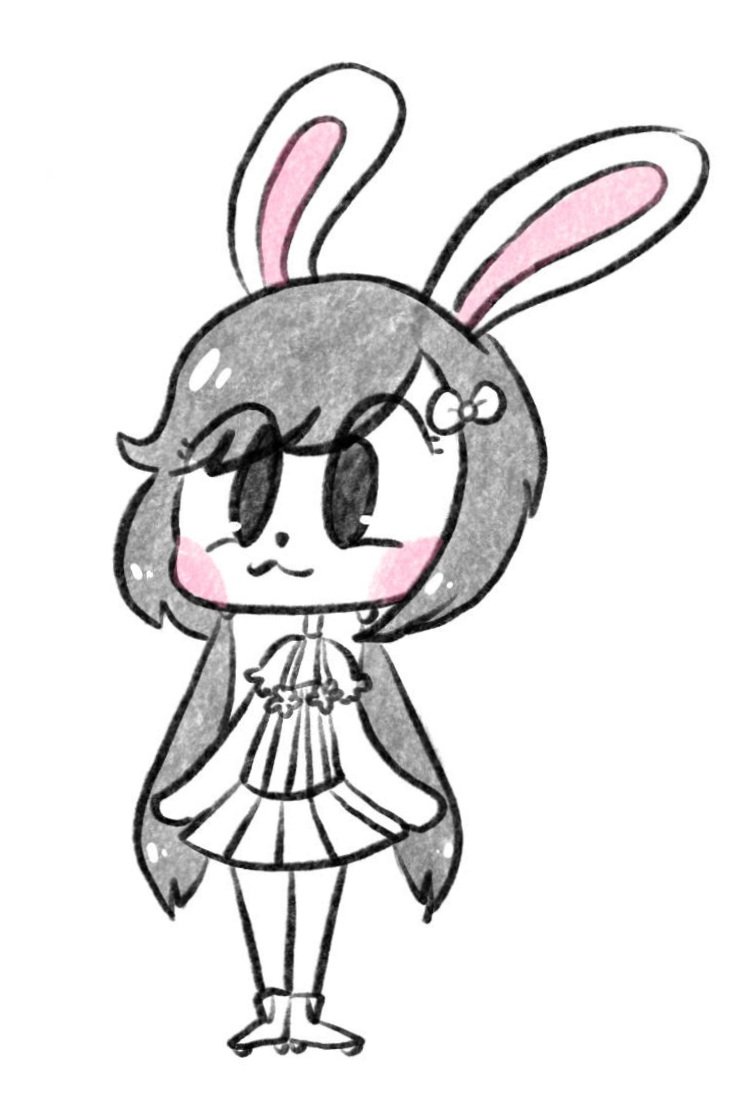 suudles's tweet photo. Bunny 🐰🥕 art trade from a few years ago :3c

#arttrade https://t.co/h3WN3q09fS