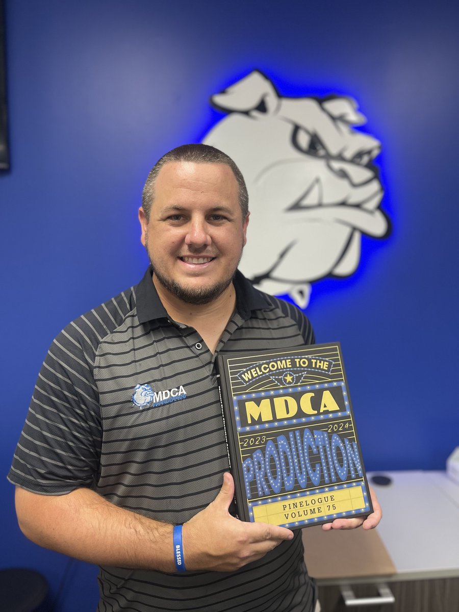 The 75th edition of the MDCA Pinelogue is dedicated to secondary math teacher and varsity soccer coach Mr. Clayton McDaniel ⚽📚 Mr. McDaniel's dedication, passion, and commitment to our students have impacted our community in so many ways. 
#MDCAPinelogue
#DaretobeDifferent