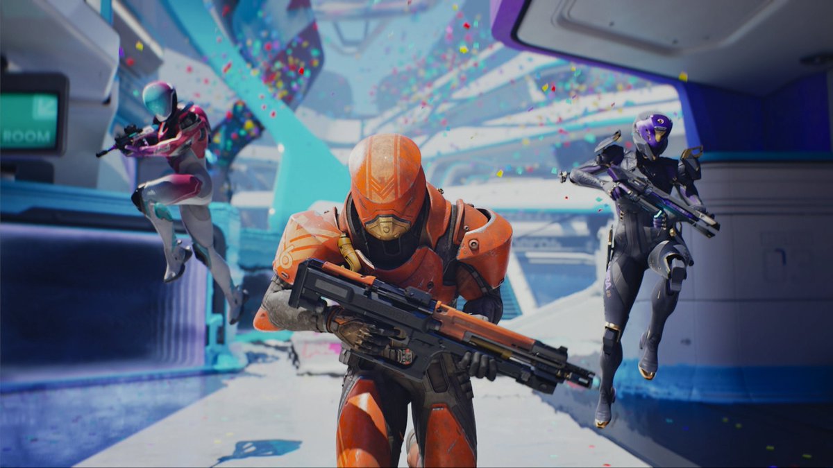 EagleGarrett's tweet photo. HUGE NEWS! If you haven't heard, @Splitgate 2 is coming out next year and tomorrow I am honored to be one of the first to livestream it on Twitch! Stream will be live around 11am CST (Wednesday the 14th) and I'll be playing all day! Come check it out with me!!! https://t.co/beSeqSVKlq
