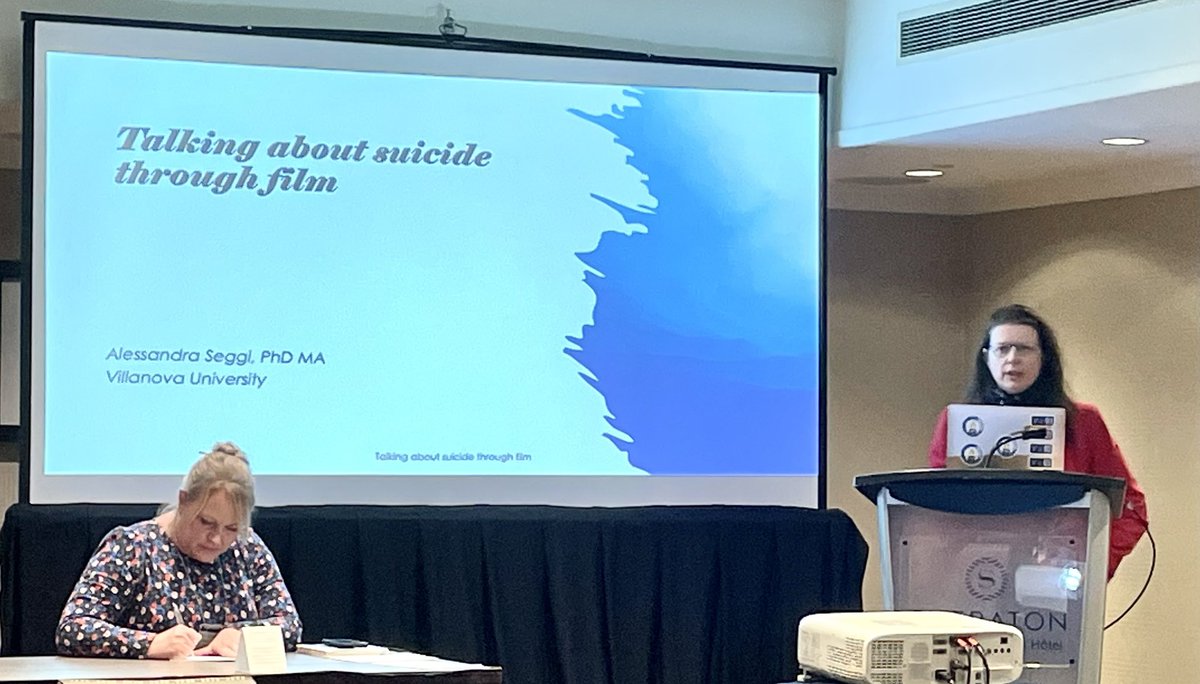 I presented another paper titled “Talking about suicide through film” at the Society for the Study of Social Problems  in Montreal! #lsuicide #film #youthsuicide #suicideprevention #SSSP <a href="/SSSP1org/">The Society for the Study of Social Problems</a>