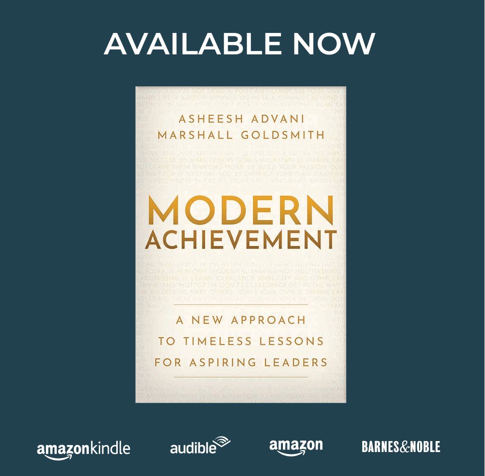 Friends! I'm thrilled to announce the launch of Modern Achievement, a book I've co-authored with the brilliant leader, Asheesh Advani. 
✴ Get your copy here: amzn.to/3T9CK4f ✴

This project has been a true labor of love, and we’re excited to share it with you this week.