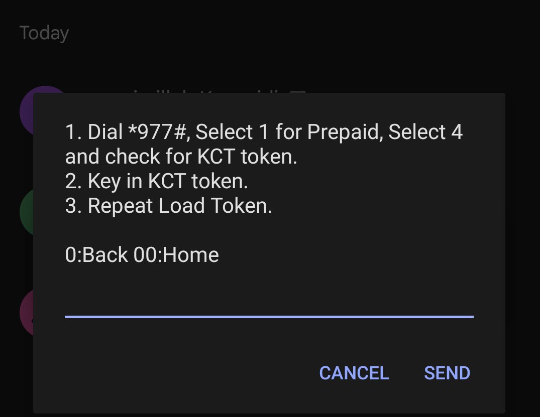MistaJaypee's tweet photo. @KenyaPower_Care I received my  Reset codes after buying tokens unfortunately it didn't update .I tried calling Customer care the whole day and just a few minutes ago .I have been on hold for the last 38 mins Kenya Power surely!! Now am in total darkness! I need help https://t.co/064BfoJu51