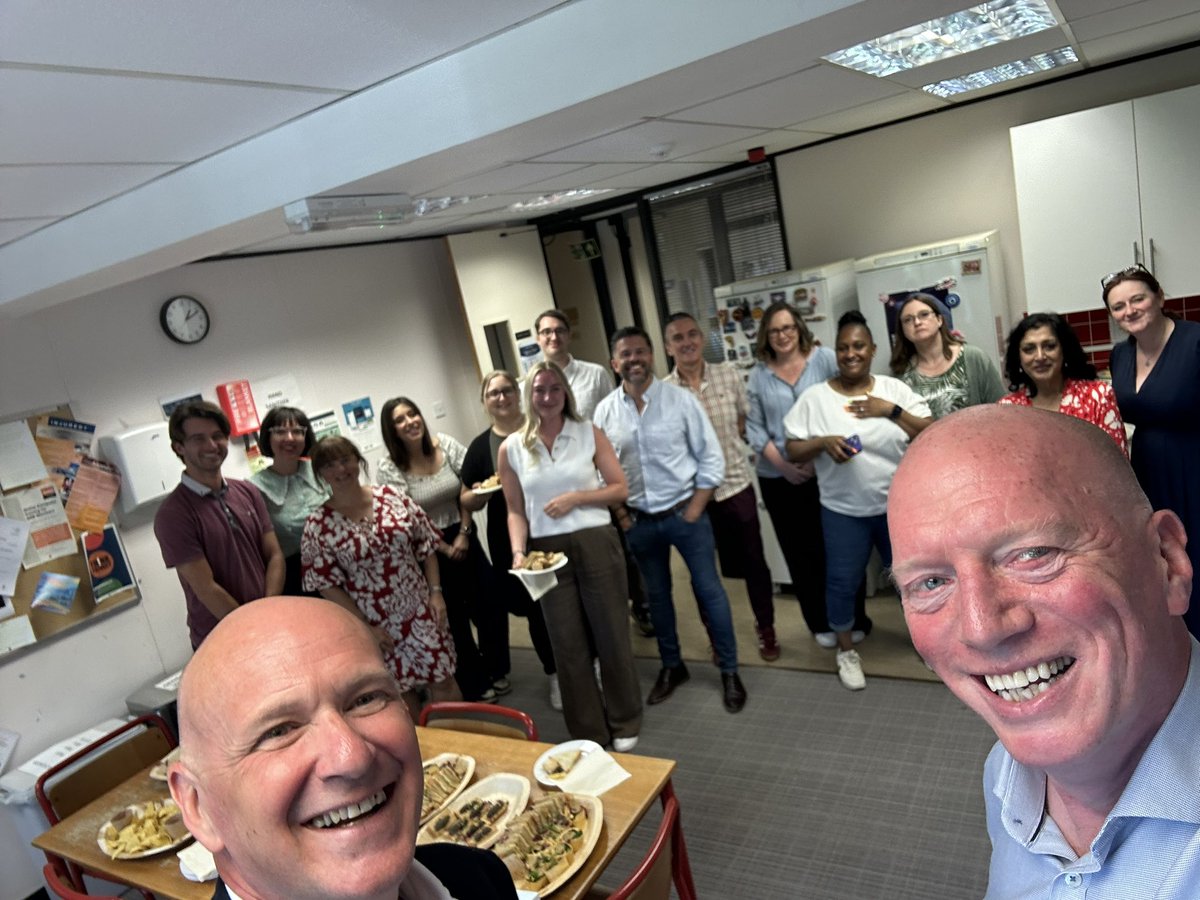 Today, at <a href="/fbunational/">Fire Brigades Union</a> head office we welcomed National Officer Tam McFarlane. 

Tam has been unwell and through the wars so it was brilliant to see him in the office again with his songs, jokes and high quality merchandise at a reasonable price!

Great to see you, mate. Keep