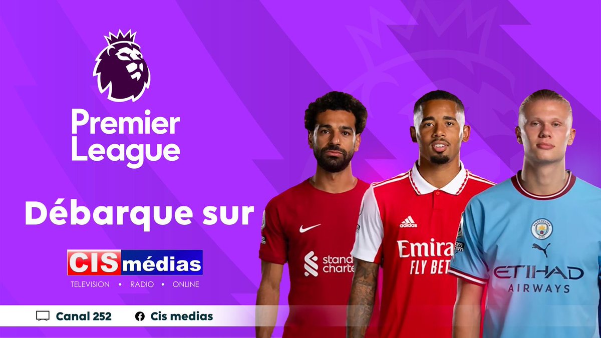 Le championnat Anglais débarque sur <a href="/Cismediasgn/">Cismedias</a>. Télévision locale, uniquement dédiée au sport et à la culture. L’une des meilleures en Afrique de l’Ouest dans ce domaine.

Un soulagement pour les téléspectateurs guinéens disposant de la chaîne. Un énorme tableau pour les