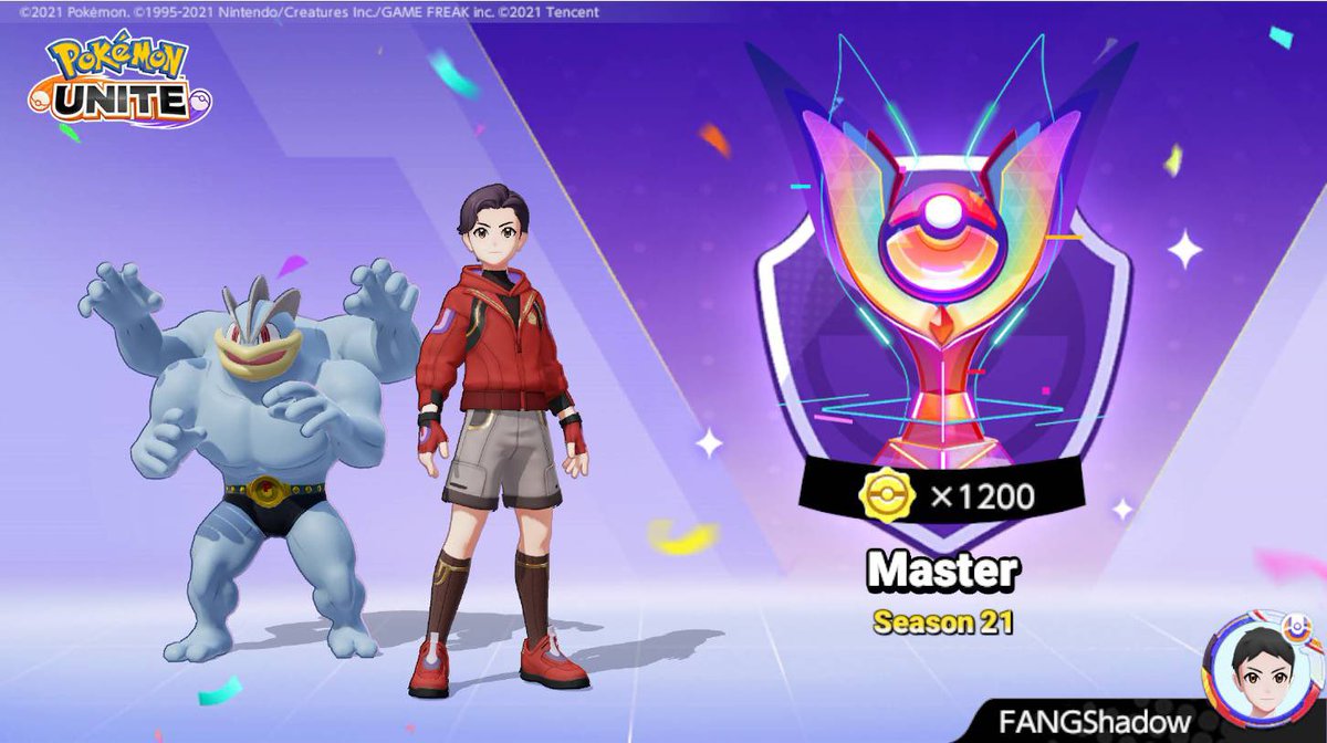 HiddenFangNA's tweet photo. Another one of our players hitting Masters, congrats @BrandonHaag10! #LetsRaid #PokemonUNITE https://t.co/PwLnriEYDp