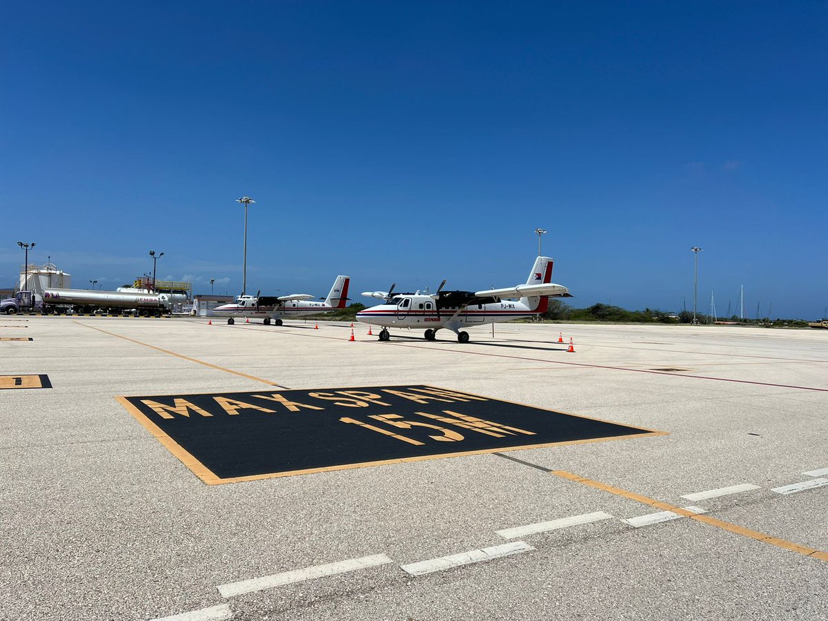Aruba Airport currently has 5 Winair airplanes safely parked at AUA as they await the passing of the tropical storm expected to hit St. Maarten today. We're keeping our thoughts with the Winair team and everyone in St. Maarten.

#ArubaAirport #Winair #StaySafe #SXM #TropicalStorm