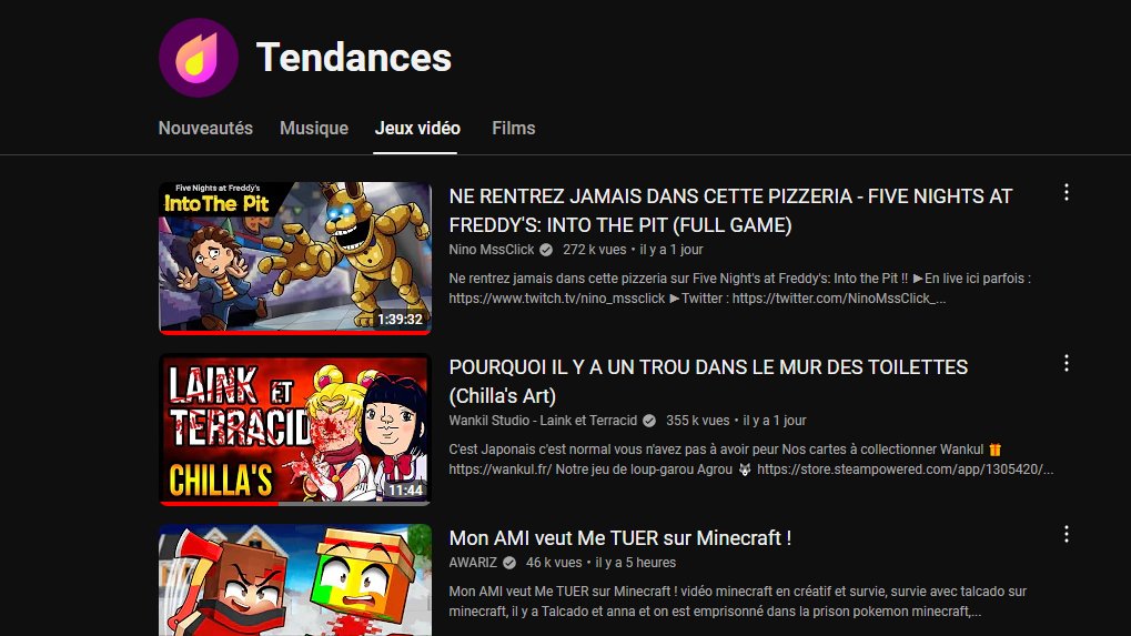 TOP 1 tendance jeux vidéo pour la première fois MERCI 🙌🏻
