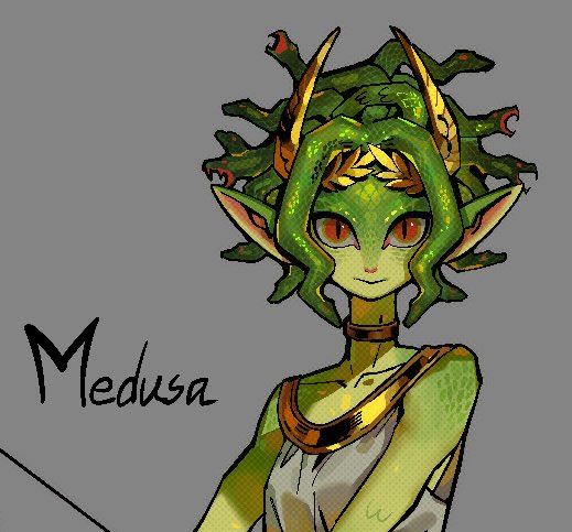 PJIMP_P's tweet image. Gorgon Sisters🐍