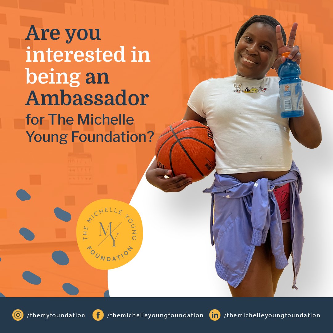 Want to make a difference? 🌟 Become an Ambassador for The Michelle Young Foundation and empower lives through education and advocacy. Join us! 💪 
themichelleyoungfoundation.org/get-involved
#TheMichelleYoungFoundation #MakeADifference #CommunityChampion #volunteering #VolunteerWork