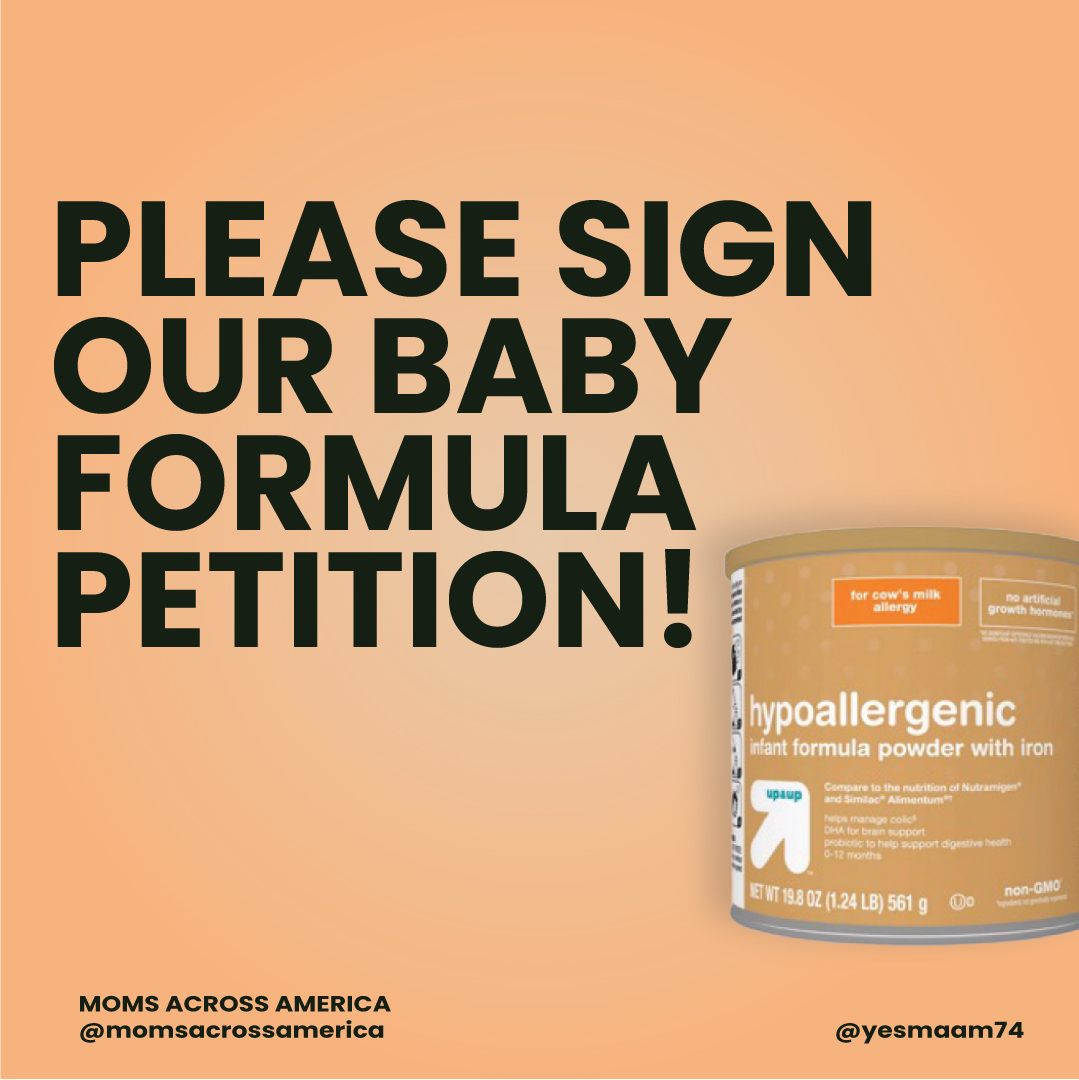 momsacross's tweet photo. 📢CALLING ALL MOMS, NEW MOMS, AND MOMS-TO-BE
We need your help to change the Baby Food Safety Act of 2024!
We urge you to please use our petition https://t.co/vyfQIfcTUV
#babyformula #nontoxic #nontoxicliving #lowtox #holisticbaby #momsacrossamerica #similac #babyfoodsafetyact https://t.co/M3OzgjiU0V