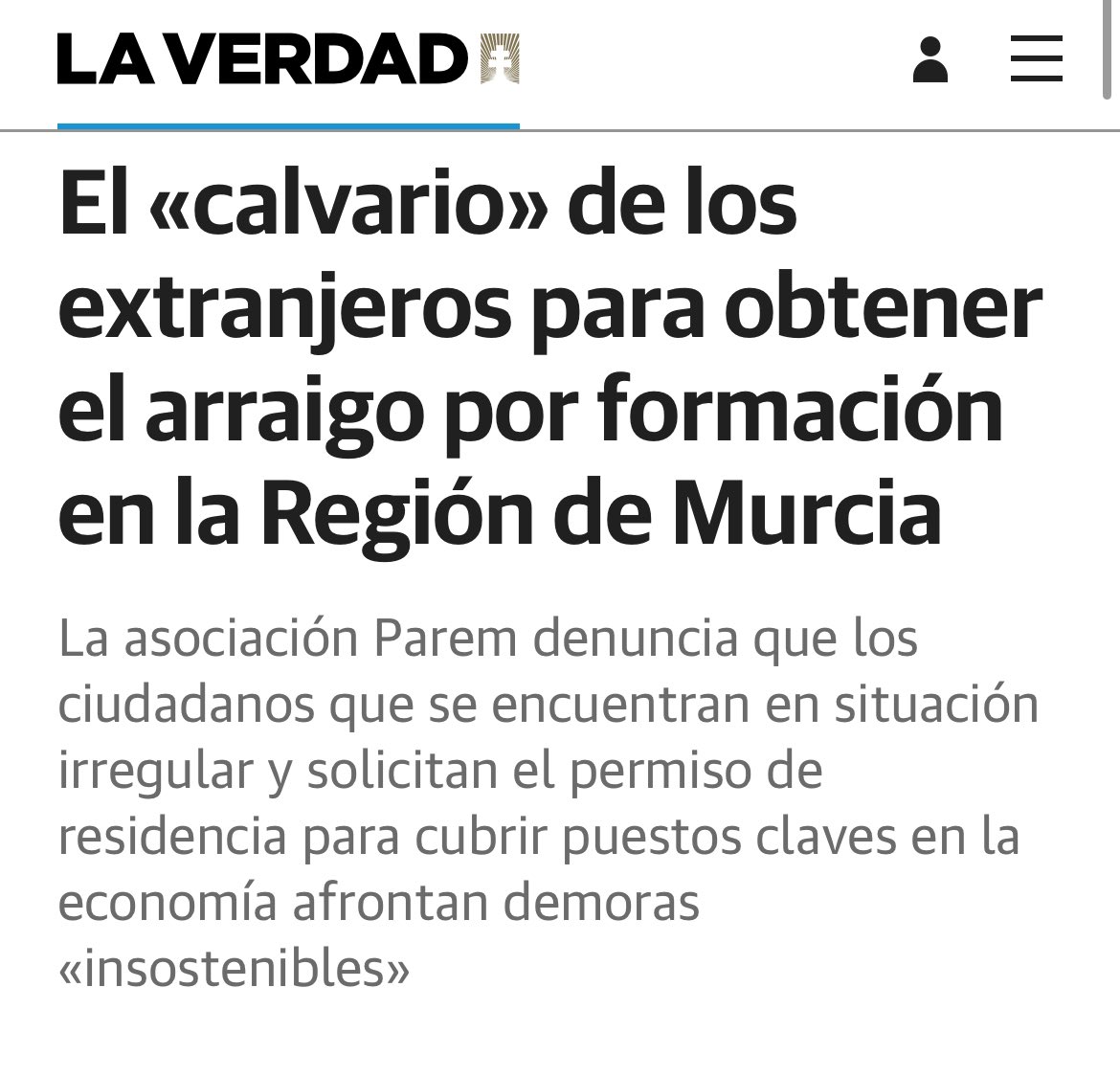 No solo es un calvario, es una vergüenza. Inadmisible que no se pongan citas a disposición, impidiendo así el derecho de muchos migrantes a solicitar asilo, entre otros trámites. O que se cobre por ellas y no se haga nada.

<a href="/DelegGobMurcia/">Delegación del Gobierno en la Región de Murcia</a> <a href="/mariolaguevara/">Mariola Guevara Cava</a>
laverdad.es/murcia/calvari…