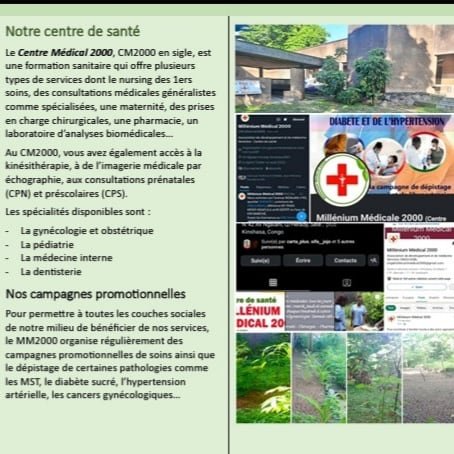 M_Medical2000's tweet photo. Nous
Notre centre de santé 
Notre devise
Nos domaines d'intervention https://t.co/utBjQBDwHc