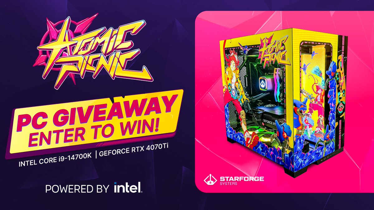 Atomic_Picnic's tweet photo. Hey Loners—the custom Atomic Picnic @StarforgePCs   is still up for grabs. Enter for your chance to win this cool build!

For details 👇
https://t.co/xxQdF77zVq https://t.co/ZYcYZ7Qzpy
