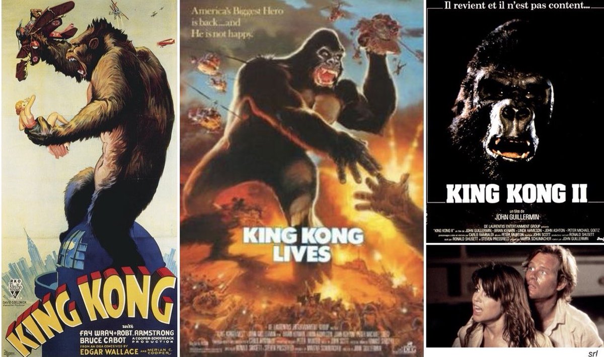 SaveRedlandLibr's tweet photo. 9:10pm TODAY on @TalkingPicsTV
The 1986 #Action #Adventure film🎥 “King Kong 2” (aka “King Kong Lives”) directed by #JohnGuillermin & written by #RonaldShusett + #StevenPressfield
Inspired by characters created by #MerianCCooper & #EdgarWallace
🌟#BrianKerwin #LindaHamilton https://t.co/S3wRIIwTlb