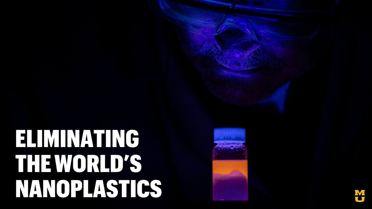 Cleaning the world's water. 🌎

#Mizzou researcher Gary Baker has developed a cost-effective way to rid water of its nanoplastics while leaving clean water behind. 

Read more about the solution that could revolutionize water purification. ➡️ showme.missouri.edu/2024/mizzou-sc…