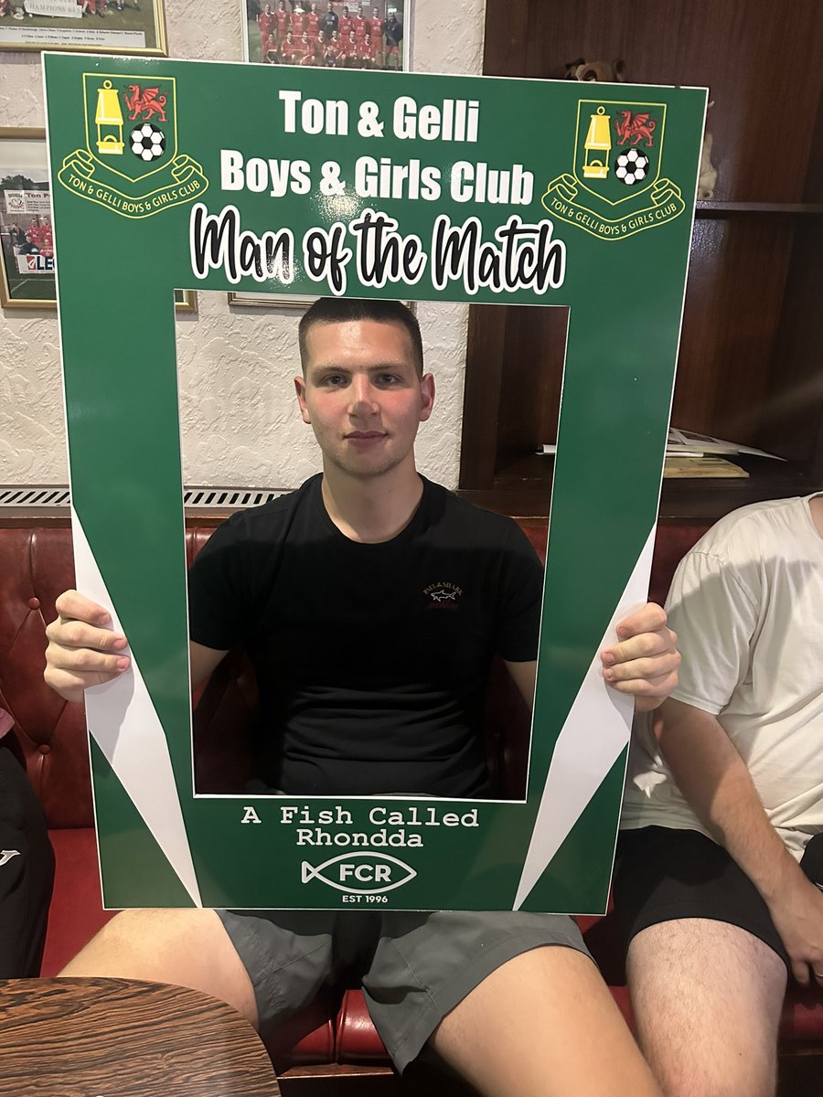 Ton Gelli Bgc SeniorTeam Man Of The Match Sponsored By A Fish Called Rhondda - Jake Elliott