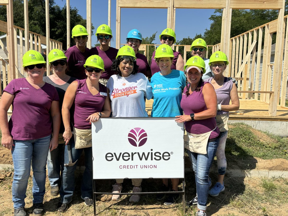 Day 1 of the Habitat Women’s build - thanks to our partner Everwise for volunteering alongside Terrie Dixon, our new homeowner 🏠 You set a high bar for the next group!  We appreciate your support for habitat &amp; our community.We had lots of fun -love to see Women empowering women