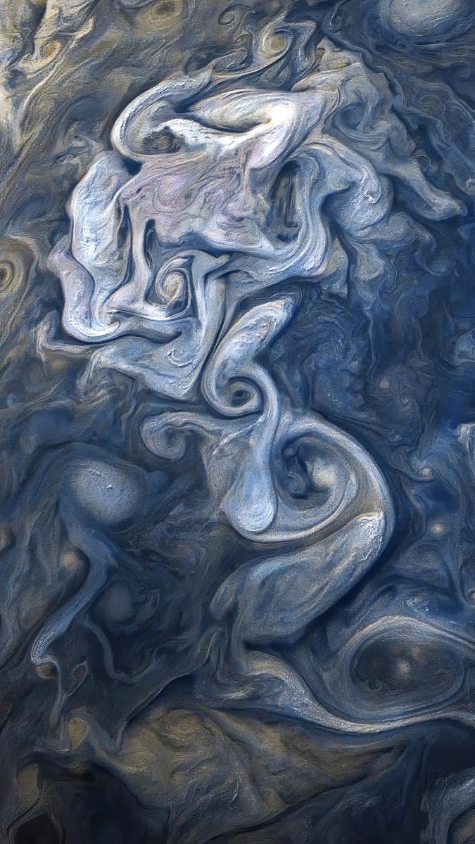 Extremely close view of Jupiter's clouds...
NASA