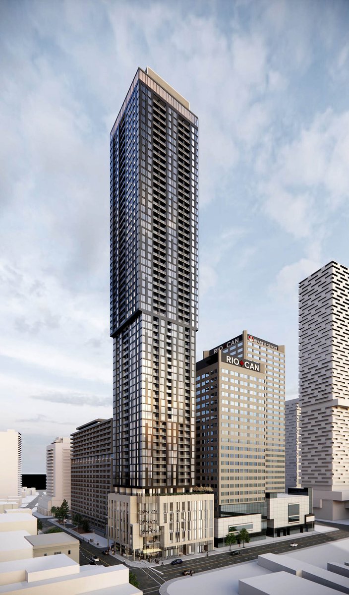 Urban_Toronto's tweet image. Today's #FeatureProject is 36 Eglinton West from @Lifetime_Dev. This 200 metre, 59-storey condo will soon begin construction in the heart of Midtown #Toronto. #urbanplanning #realestate #development urbantoronto.ca/database/proje…