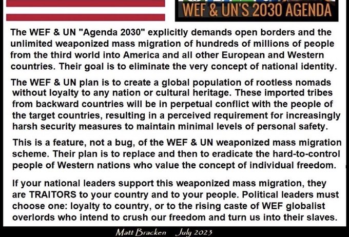 BTCryptoMedium's tweet photo. @ianmiles You can thank the UN and the WEF for that... https://t.co/r4NvBQgk6H