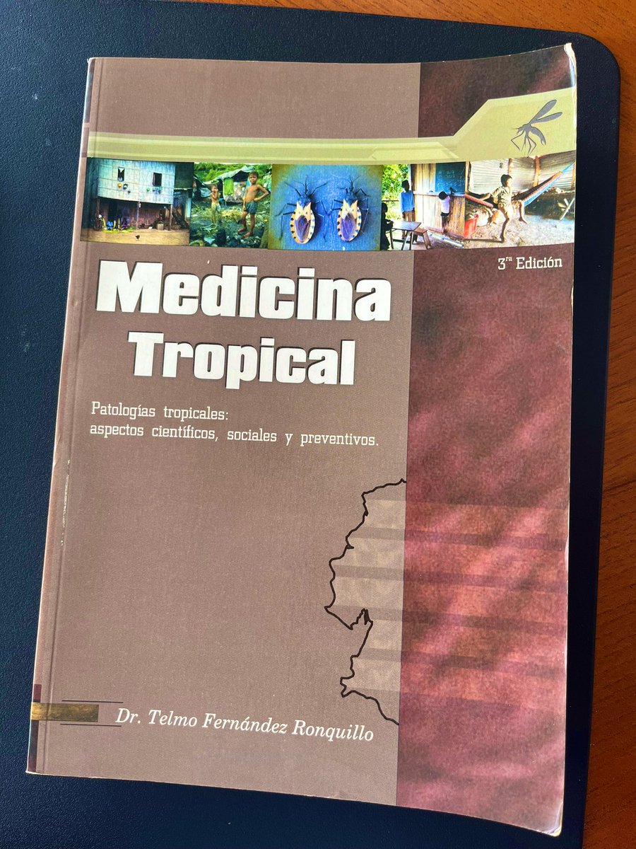 xass76's tweet photo. El libro de Medicina Tropical del Dr. Telmo Fernández Ronquillo, forma parte de la escasa pero excelente producción científica nacional. https://t.co/d0lDbuRX1L