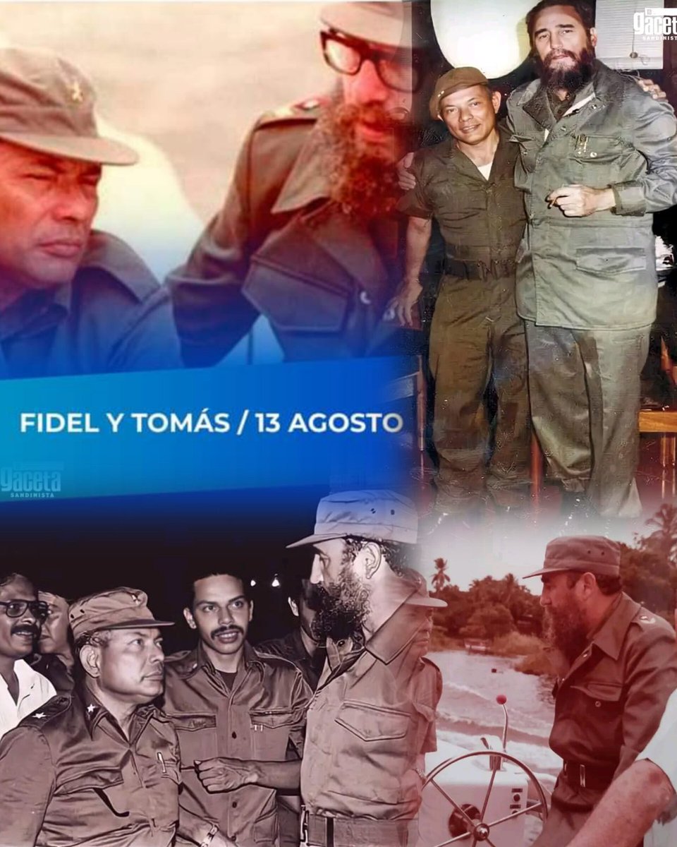 ❤️🖤#13Agosto
Natalicio de dos grandes revolucionarios, dos grandes líderes de nuestra Latinoamérica. Hoy celebramos el natalicio 94 del Comandante Tomás Borge Martínez y el natalicio 98 del Comandante Fidel Castro Ruz. Vivirán en nuestra memoria por siempre #LaPatriaLaRevolución