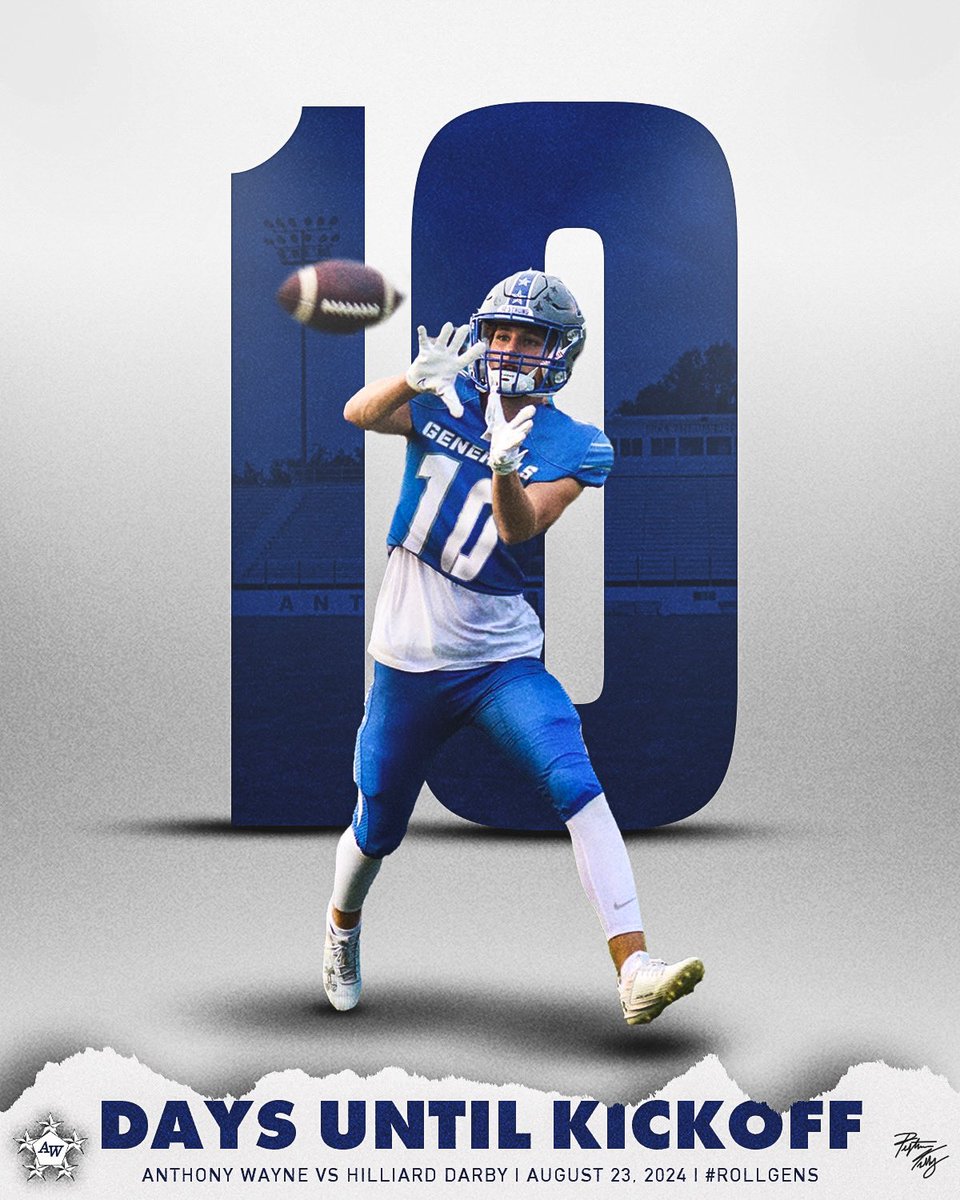 AWHSFootball's tweet photo. 10 days ⏰#ROLLGENS https://t.co/AHEWuiOSuk