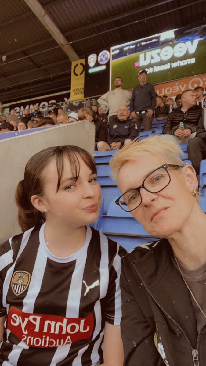 Another trip to <a href="/shrewsburytown/">Shrewsbury Town FC</a> this time an <a href="/EFL/">EFL</a> cup game. Watching <a href="/JodsJones/">Jodi Jones</a> and <a href="/Official_NCFC/">Notts County FC</a>. 2-0 half time and an assist for Jodi! Safe to say this one is very happy! #COYP #EFLCup