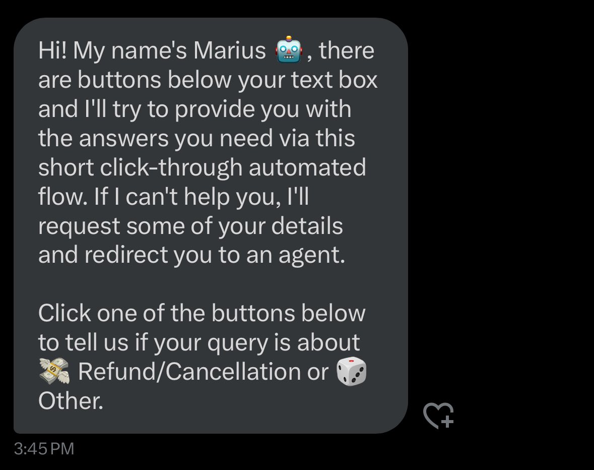 _Chicabyte's tweet photo. @kiwicom247 I can’t see any buttons. https://t.co/YfXUvV1MIG
