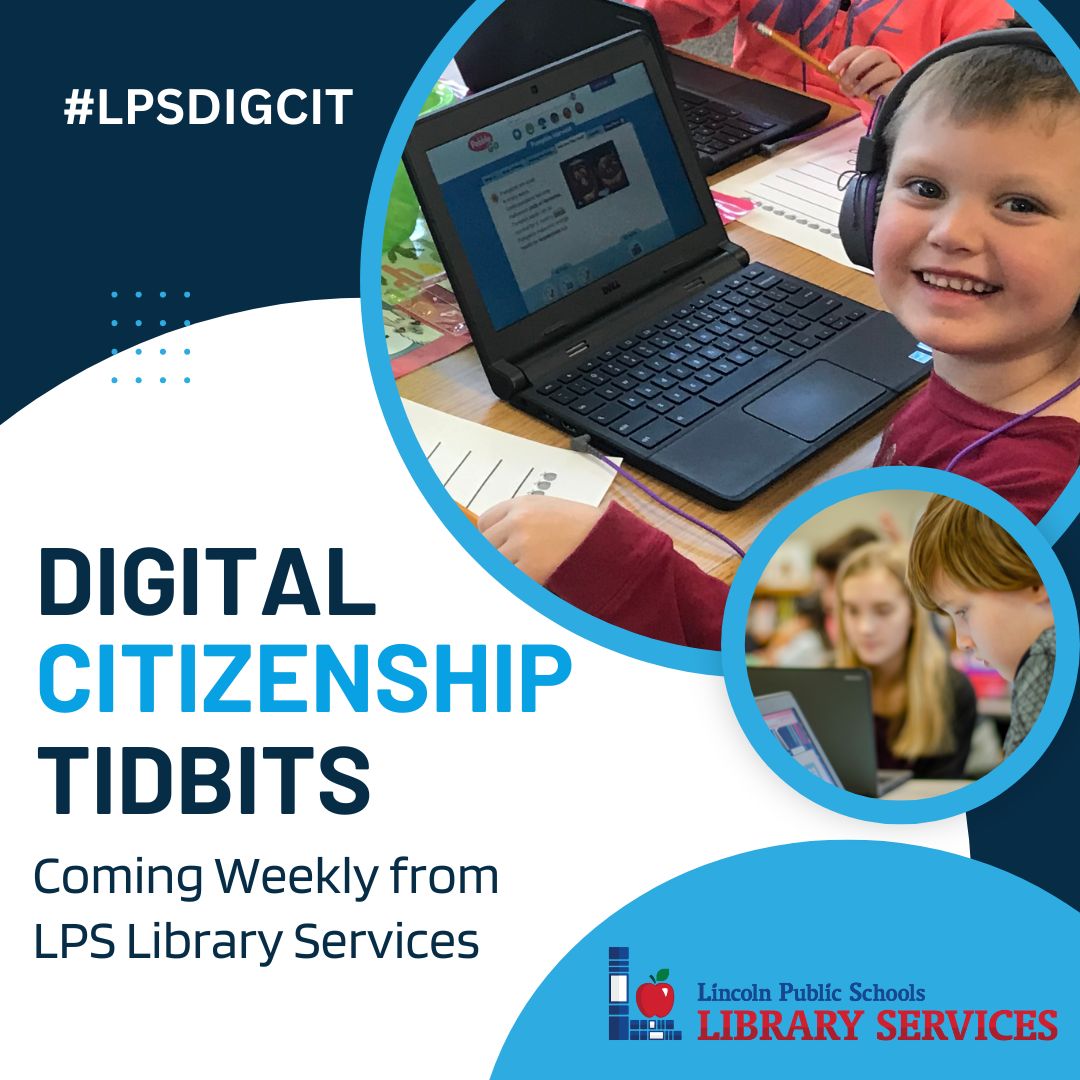 lswhs's tweet photo. We're back! Happy first week, LPS! Library Services is excited to continue our weekly feature, #lpsdigcit
Every week we share a digital citizenship tip to help you navigate the digital world with your family. https://t.co/thWofCkmbj