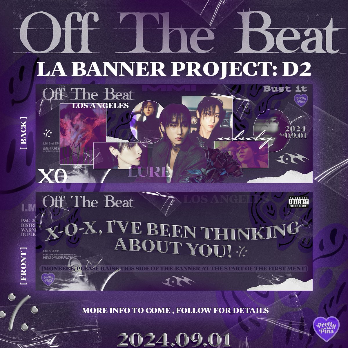prettyupins's tweet photo. Iโm here to reveal the banner project for Day 2 Changkyunโs Off the Beat LA stop! I hope you guys like this one Insta saw it first, for all updates regarding this project, I will be disclosing on my insta stories/ such as distribution + funding! ๐
#IMinLA #monstax #kpop #concert https://t.co/7ChCrHmzRx