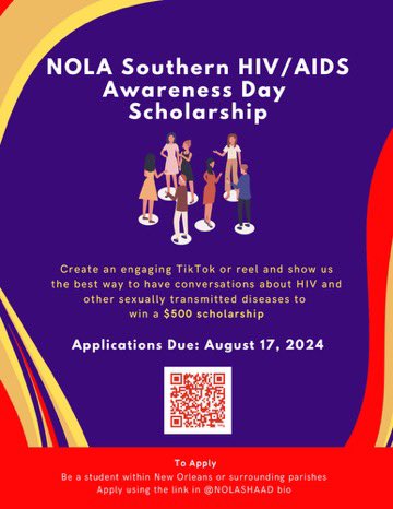 We have extended the deadline!
Please let your students know they have until Saturday night to submit their videos! 

We are excited to see all the creative responses!!
#NOLA #SHAAD 
8/17/2024