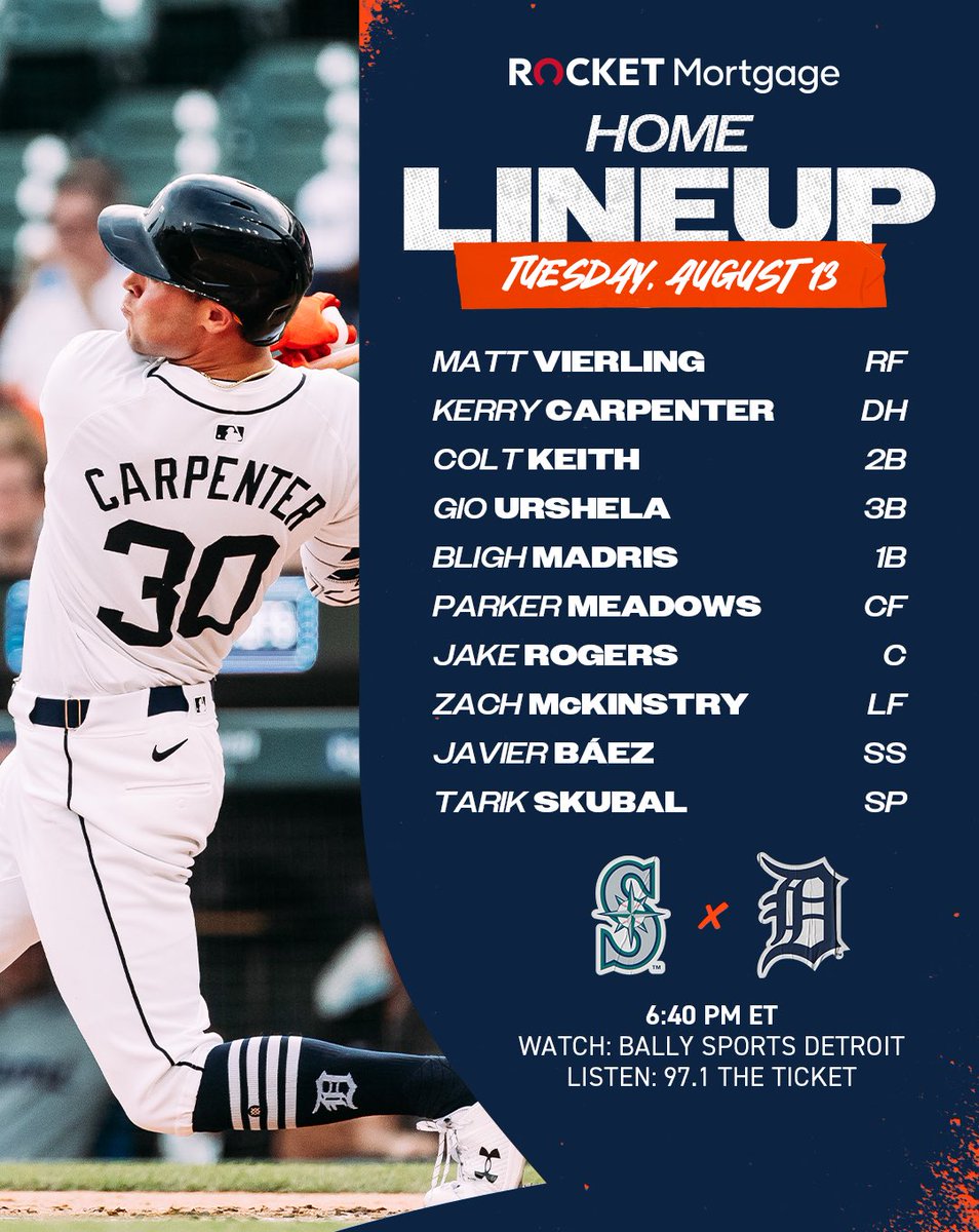 tigers's tweet image. Carp’s back.