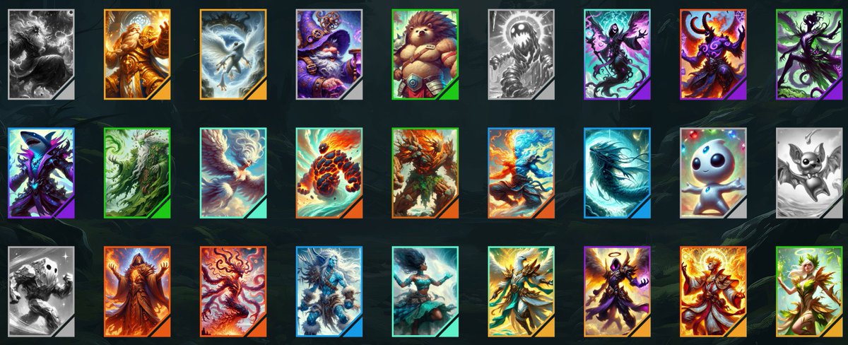 quixoticflux888's tweet photo. The new hero selection UI in @ChampionsTCG_ goes so hard https://t.co/IxAsgIPISB