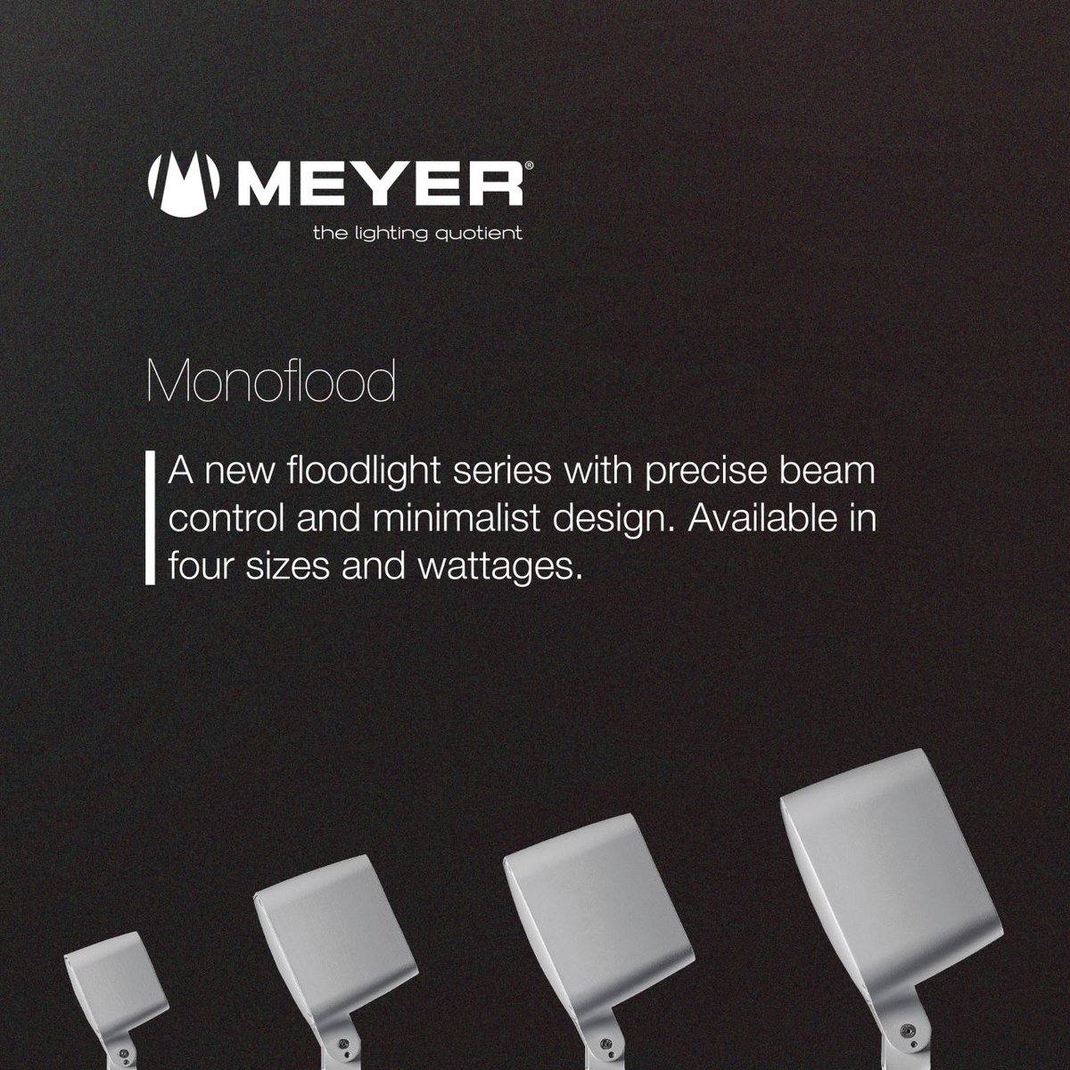 The Meyer line of floodlights - where groundbreaking design meets innovative optics - effortlessly enhances any architectural environment!

Want more information? Contact JTH Lighting!
jthlighting.com

<a href="/LiQuotient/">The Lighting Quotient</a>
#jthlighting #Meyer #TheLightingQuotient #Floodlighting