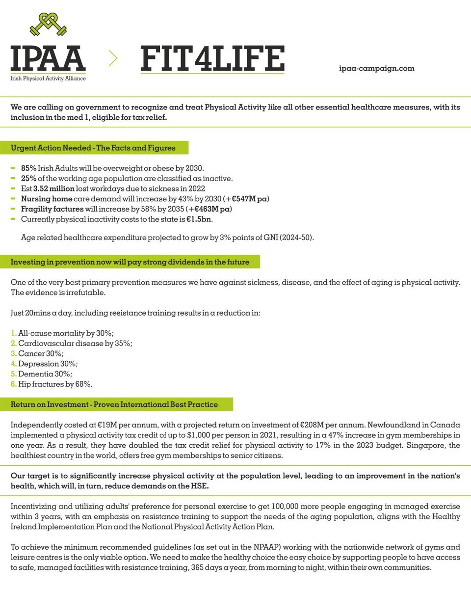 IPAA - Irish Physical Activity Alliance tweet media