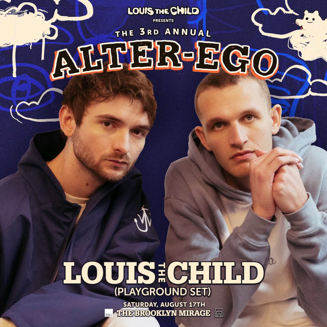 LouisTheChild's tweet photo. Some big additions to the Alter Ego lineup this weekend! 

First, we picked the winners of the Alter Ego DJ Contest and because we got so many great submissions we ended up picking 3 winners!! Give it up for  BVSEDGODESS, CONRAD and JIGITZ. 

Second, we’re going to be doing a Playground Set for everyone who pulls up early!