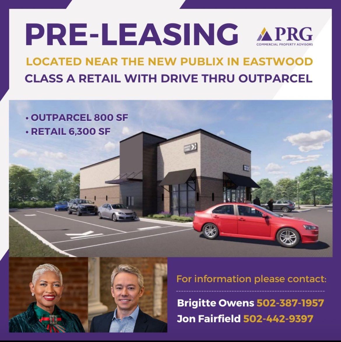 PRG_Property's tweet photo. New Listing! Located across the street from the brand new Publix in Eastwood, this 7,100 sf retail development will be one of the few opportunities in the immediate area. Contact Jon Fairfield or Brigitte Owens for more information! https://t.co/MuFBWwAMJO
