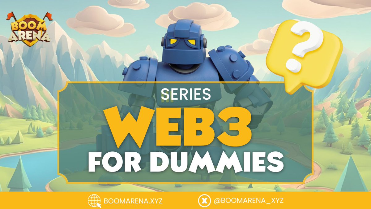 Did you know: In traditional games, your progress and items often belong to the game company. But with #Web3 gaming, you're the owner of the assets!  

Stay tuned for our Web3 for Dummies series with Boom Arena #NFT #BlockchainGaming