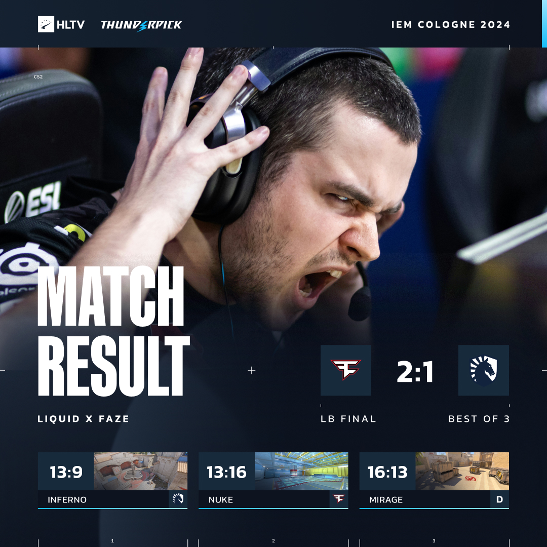 HLTVorg's tweet image. Welcome to FaZe
