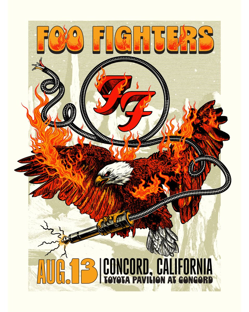 Foo Fighters (@foofighters) on Twitter photo CONCORD!!! ARE YOU READY???
<a href="/Toyota_Pavilion/">Toyota Pavilion at Concord</a> ποΈ FooFighters.lnk.to/CCA24
5:30pm Doors Open
7:00pm <a href="/L7officialhq/">L7 The Band</a>
8:00pm #FooFighters
ποΈ: Morning Breath, Inc.
#FF2024 CONCORD!!! ARE YOU READY???
<a href="/Toyota_Pavilion/">Toyota Pavilion at Concord</a> ποΈ FooFighters.lnk.to/CCA24
5:30pm Doors Open
7:00pm <a href="/L7officialhq/">L7 The Band</a>
8:00pm #FooFighters
ποΈ: Morning Breath, Inc.
#FF2024
