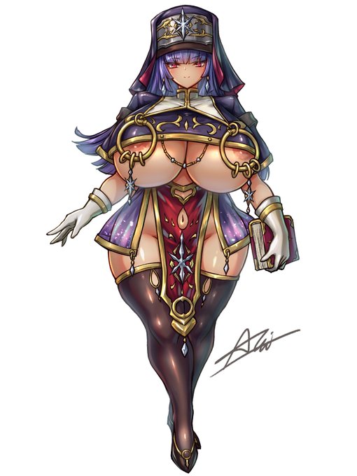 めっちゃ久しぶりに描いたシスターちゃん