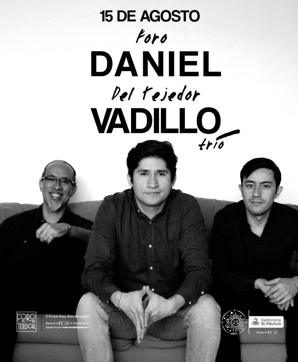 🤩La presencia del maestro <a href="/dvadillomusic/">Daniel Vadillo</a>, alegró la cabina de #Código21 en #ElGallitoMañanero, pues nos compartió el proceso creativo de su segundo disco de trío enfocado en jazz contemporáneo.
Revive el episodio y conoce los detalles de su presentación en el <a href="/ForodelTejedor/">Foro del Tejedor</a>.