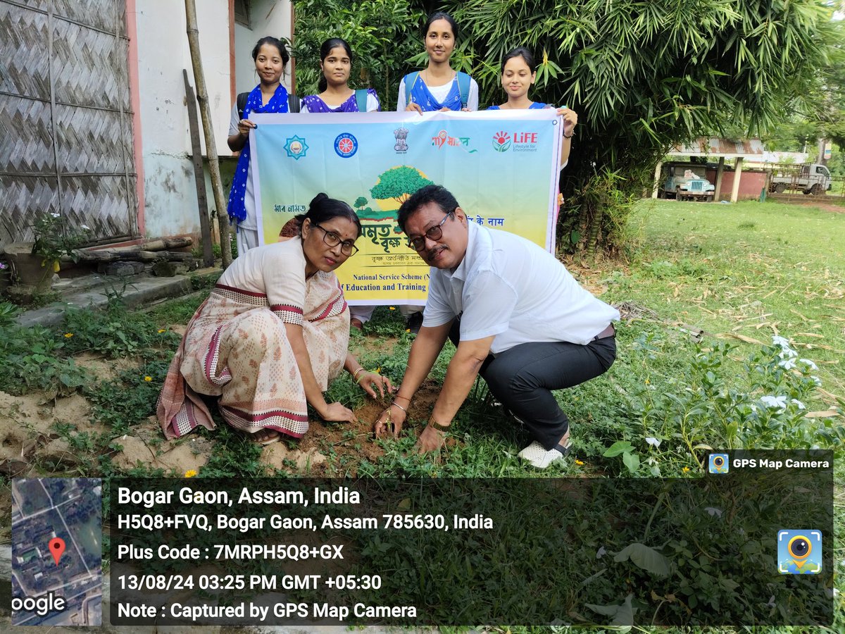 #AmritBrikshyaAndolan A successful plantation drive was conducted by Faculty and NSS Volunteers of DIET Jorhat at campus and along Cherry Road in the adopted village Tanti Gaon,as part of the Govt.of Assam's green initiative.🌳
📆 13 August,2024 #plant4mother #एक_पेड़_मां_के_नाम