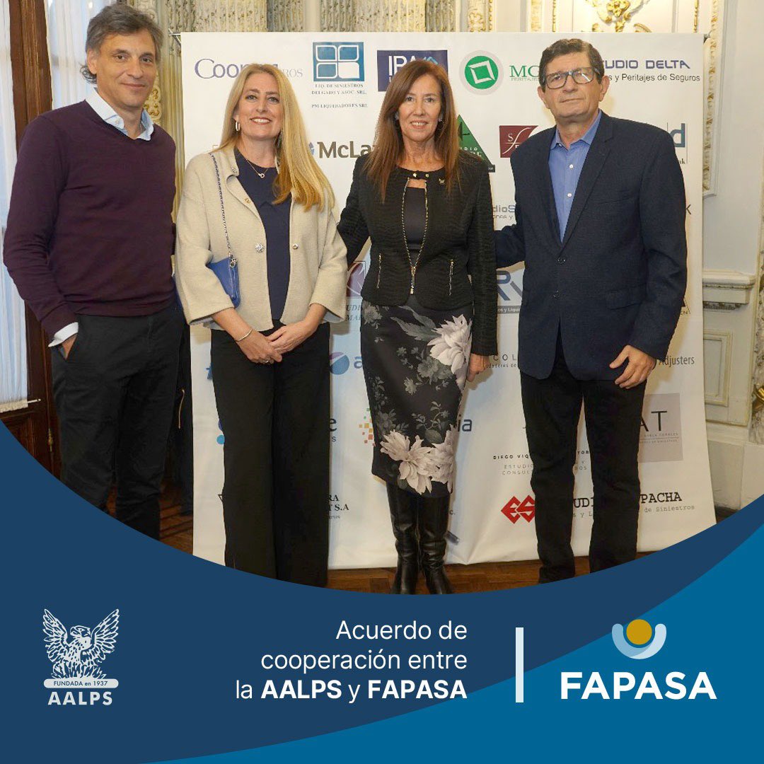 FAPASAOFICIAL's tweet photo. 📍El pasado 7 de agosto, se realizó un acto para celebrar el Día del Liquidador de Seguros. La ocasión fue la excusa perfecta para formalizar la tarea conjunta que la AALPS y FAPASA realizan desde hace varios meses.

🌐Más info: https://t.co/LbbjkmrwDl https://t.co/ntvOeutnfS