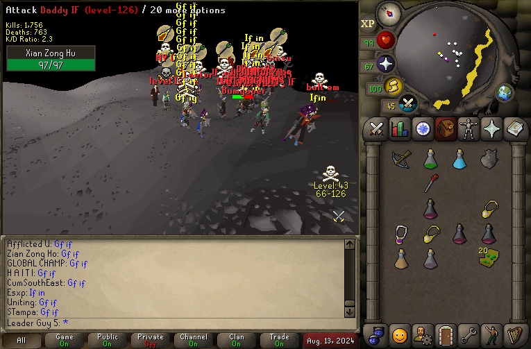 Good Scrap VS Infliction, TY4Action - Unlike our "competition", Pulled 25 ACTUAL MEMBERS. What are you waiting for? Join the undisputed, #1 med clan on OSRS