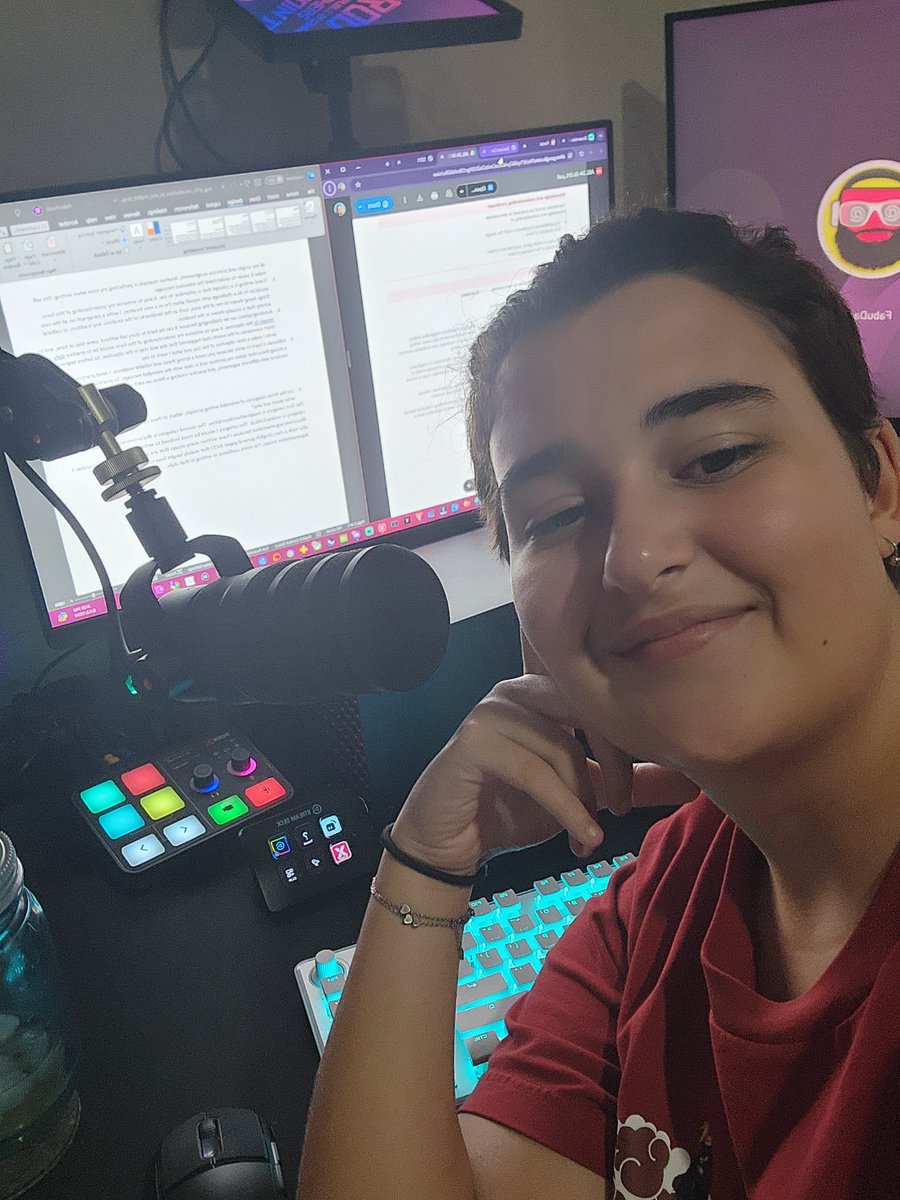 It's my first day back, but the setup stays lit 💻📚 Ready to crush this school year, one assignment at a time! I have a few goals, such as having a 4.0 GPA this year. As an ADHDer, having goals motivates me! Tell me some of your goals. #ADHD #ADHDtips #schoolyear