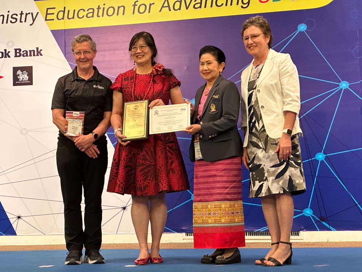 peter mahaffy (@petermahaffy) on Twitter photo Congratulations to <a href="/MeiHungChiu1/">Mei-Hung Chiu</a> for this very well deserved recognition for distinguished service to the global chemistry education community. You are a difference maker! Congratulations to <a href="/MeiHungChiu1/">Mei-Hung Chiu</a> for this very well deserved recognition for distinguished service to the global chemistry education community. You are a difference maker!