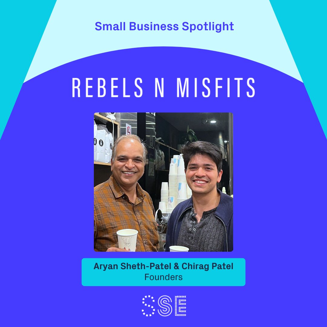 Discover the joy of 'ikigai'…and coffee! ☕ Meet Rebels N Misfits, founded by barista Aryan Sheth-Patel &amp; his dad Chirag Patel. This ethical franchise empowers individuals to turn their café dreams into reality. Learn more in our bio! #CoffeeCulture #Ikigai #Sustainability
