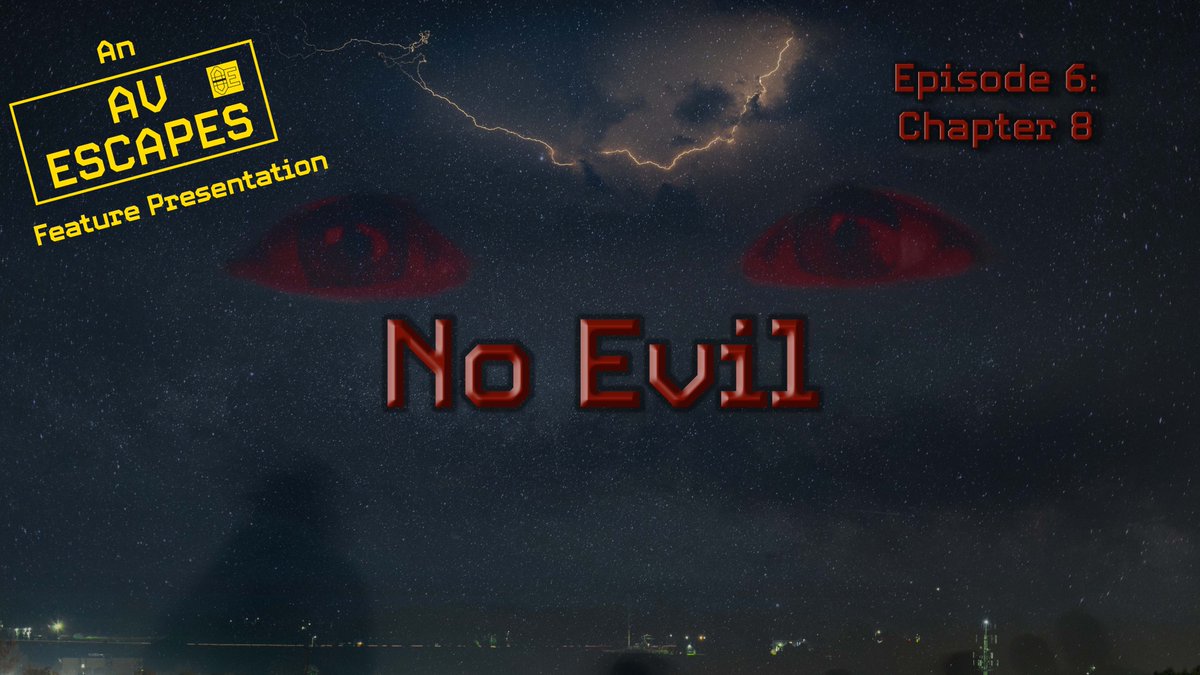 AV_Escapes's tweet photo. New episode of our Serial No Evil coming Thursday. 

#avescapes #noevil #horror #thriller #original #podcast #audiobook #listen #fiction #writing #voiceacting #amateur #hashtaghumor #whimsy #comics #reading #listening #mydogisagoodboy #heisbehindme #sleepinginmybed #evil #eyes https://t.co/2AarxA7UUJ